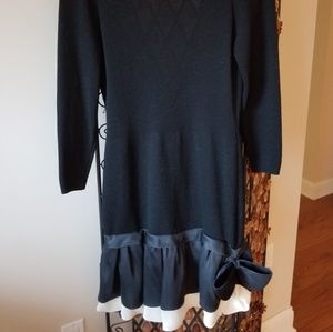 ST.JOHN KNIT VINTAGE V BACK DRESS